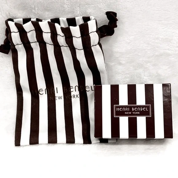 Henri Bendel Jet Setter Beige Padlock Chunky Chain Bracelet W/ Box/Dusty NWT - Picture 9 of 9